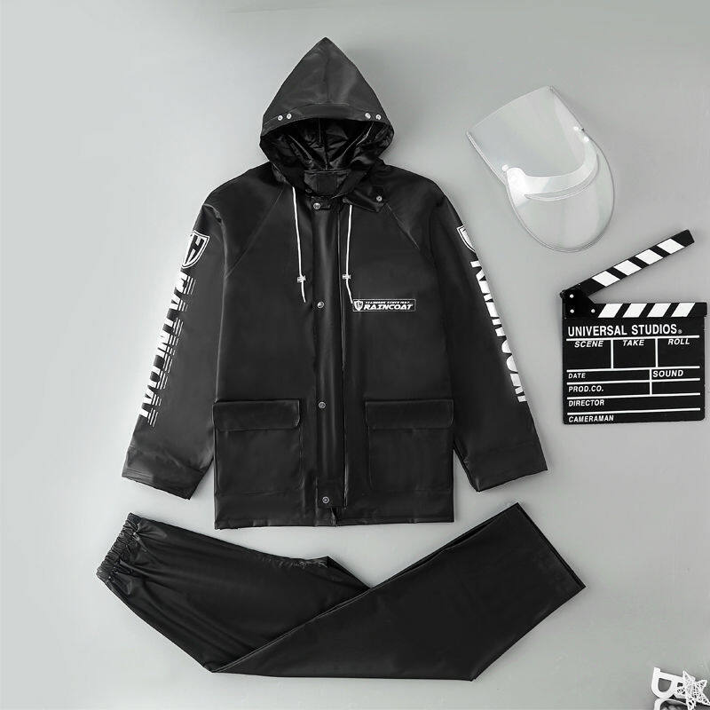 LIVE GREAT Raincoat Rainstorm Proof Breathable Not Easily Damaged Stylish Split Raincoat