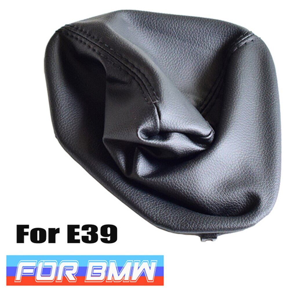 For BMW E30 E36 E39 E46 E81 E82 E87 E88 E90 E91 E92 E93 Car Gear Shift Boot Leather Boot Collars With Frame Acessories