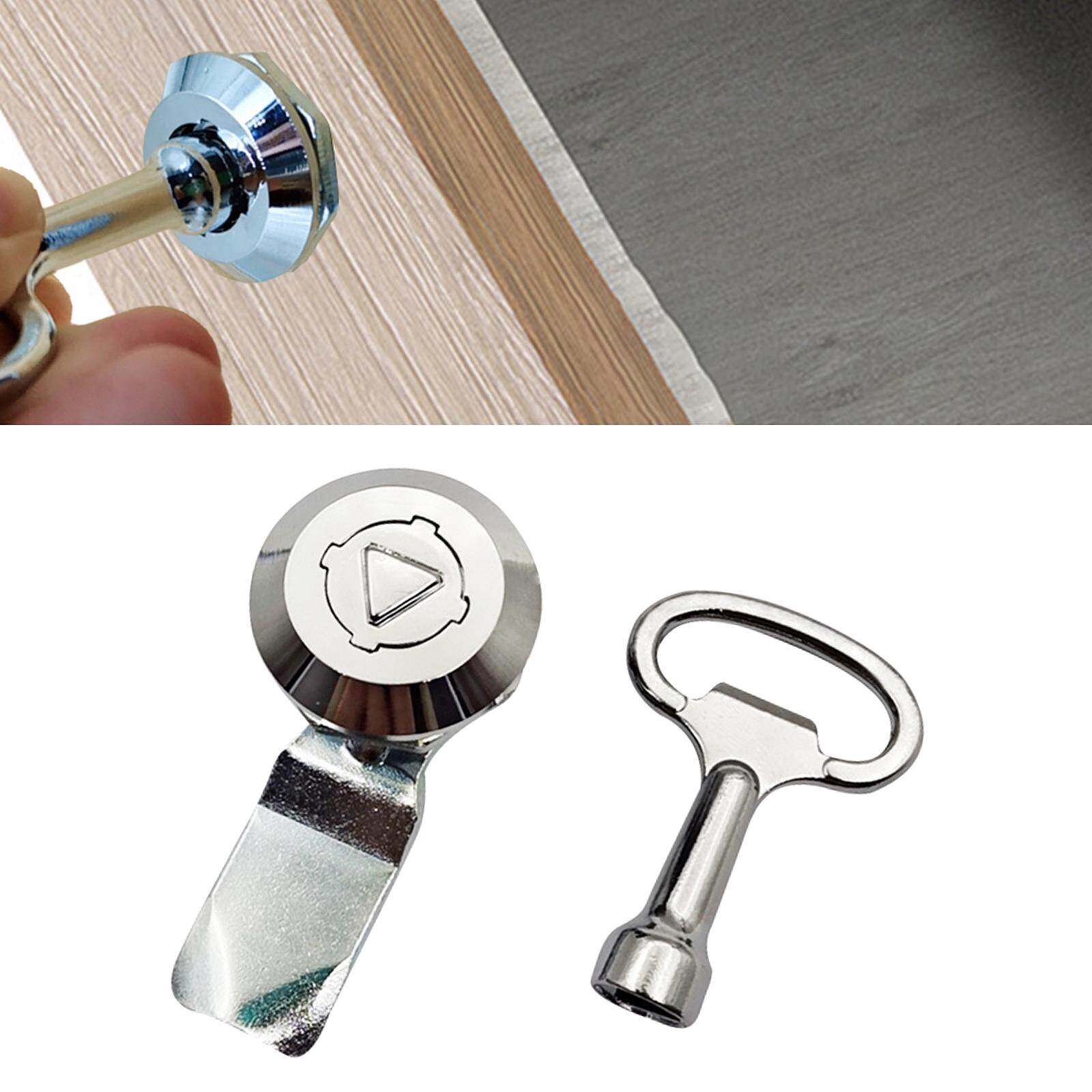 Serbery khóa tủ an toàn dễ dàng để cài đặt Khóa ngăn kéo tam giác Ổ khóa cho Hộp Thư