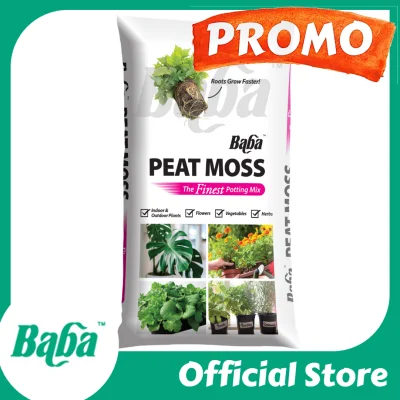Baba Peat Moss Soil Mix 5L- Suitable for planting Herbs