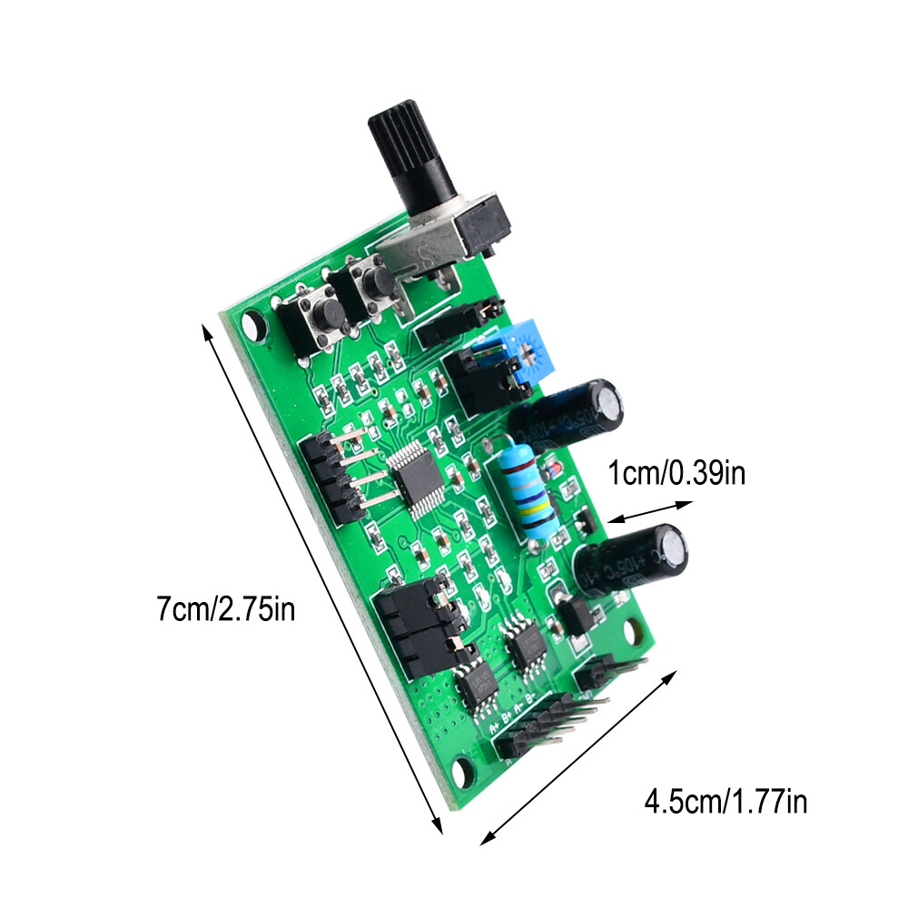 Aideepen DC 5V-12V Stepper Motor Driver Mini 2-phase 4-wire 4-phase 5-wire Multifunction Step Motor Speed Controller Module Board