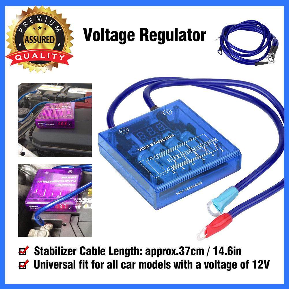 Qii lu Car Ground Wire,Universal 5Point Auto Car Earth Cable System