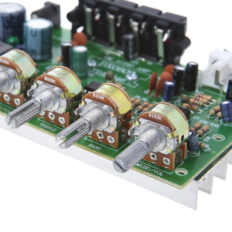 12V 60W Stereo Digital Audio Power Amplifier Board Electronic Circuit Module DIY