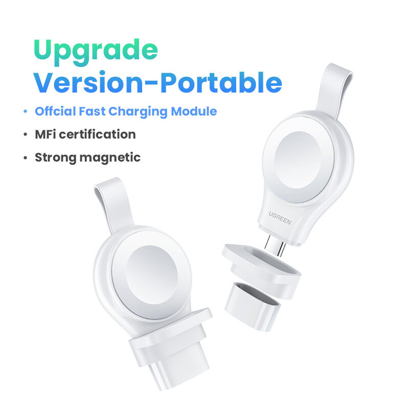 UGREEN MFi Wireless Charger for Apple Watch Series 7/6/SE/5/4/3/1
