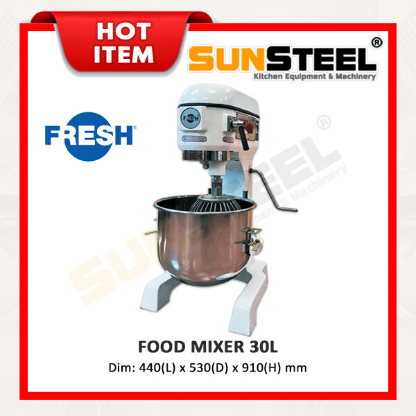 【SUNSTEEL】FRESH Heavy Duty Food Mixer 30Litre B30 / Bakery Mixer 30L