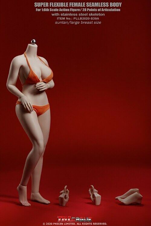 Phicen 1/6 Female Seamless Action Figure Doll 12“ Tbleague Phicen 1/6 Female Seamless Action Figure Doll 12“ Tbleague