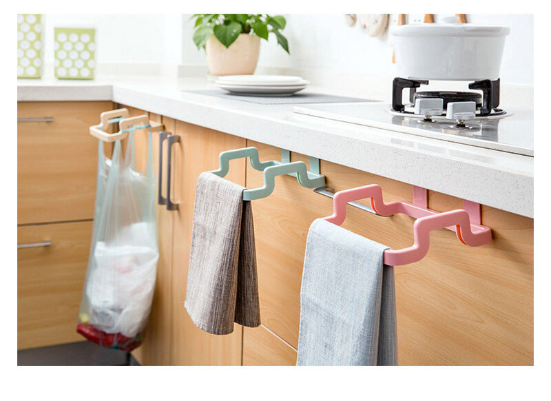 LEBI Giá Đựng Rác Treo Cửa Tủ Nhà Bếp Giá Đựng Túi Rác Phía Sau Cửa Giá Đựng Túi Nhựa Giá Đựng Thùng Rác