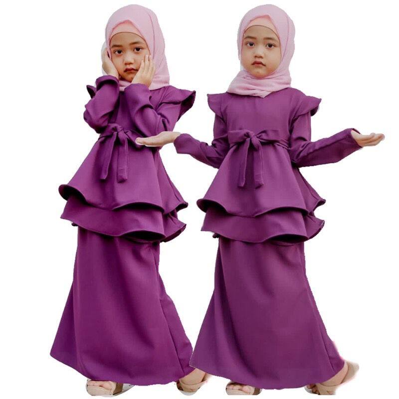 [RANA] Good Quality Muslim Peplum baju kurung budak untuk tahun 2024
