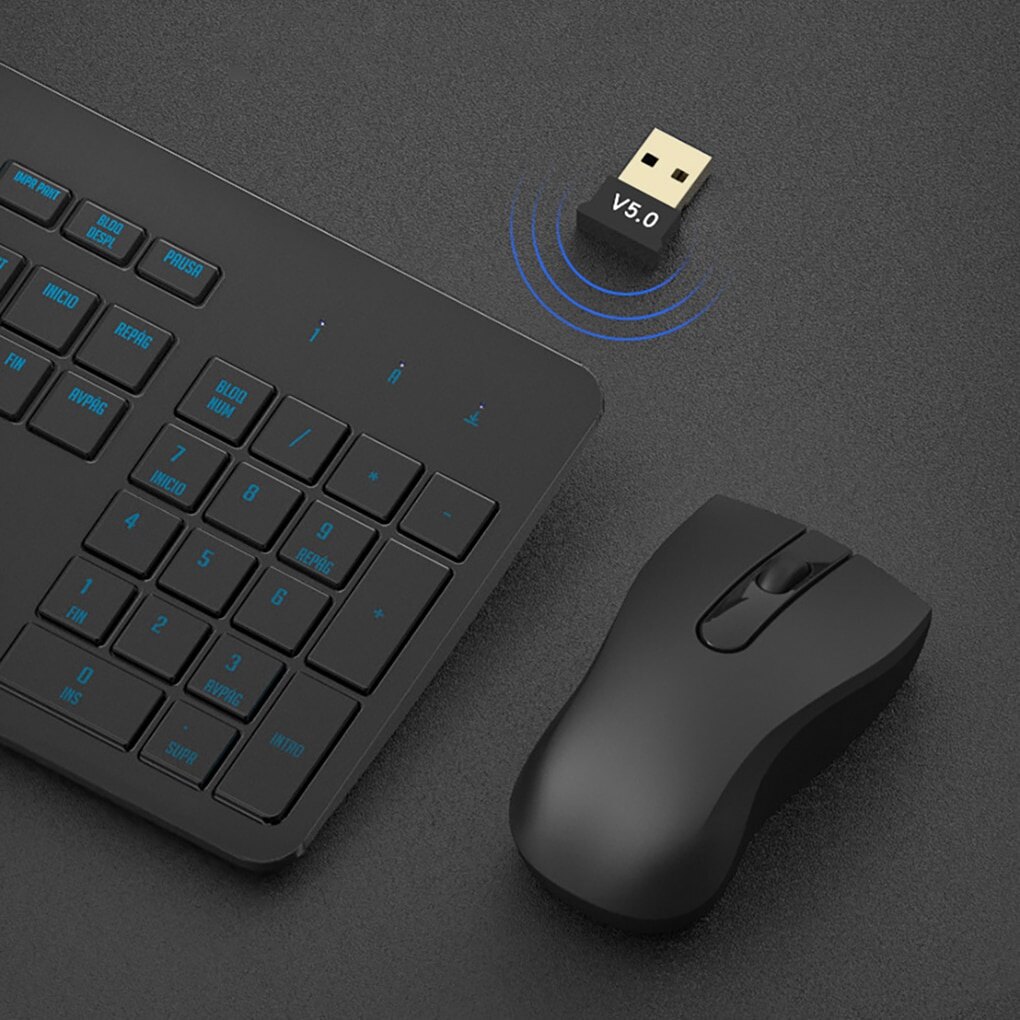 USB Bluetooth Adapters BT 5.0 USB Wireless Computer Adapter Audio Receiver Transmitter Dongles Laptop