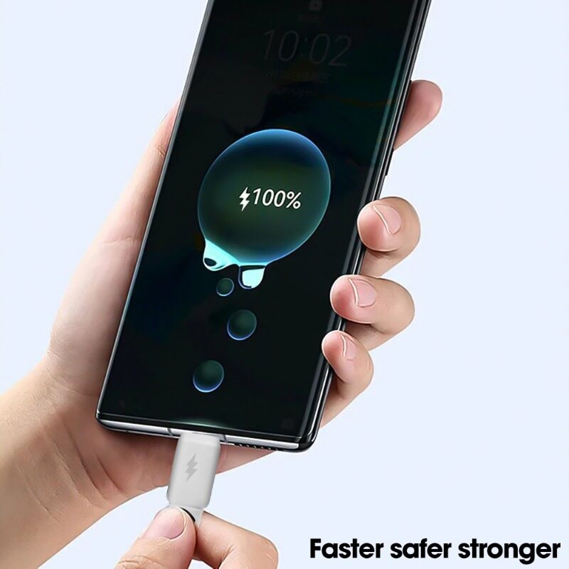 120W 6A Micro USB Loại C Cáp siêu nhanh dây sạc tốc độ cao điện thoại di động dày dữ liệu cáp sạc cho điện thoại Samsung Xiaomi Huawei Oppo