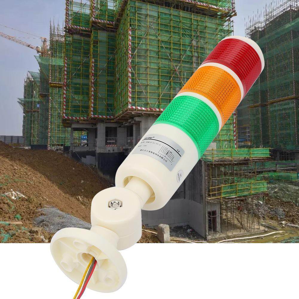Industrial Warming Light 3-Layer LED Signal Tower Foldable Alarm Light 24VDC