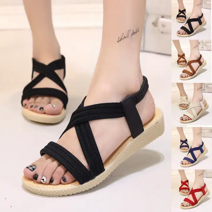 low platform sandals