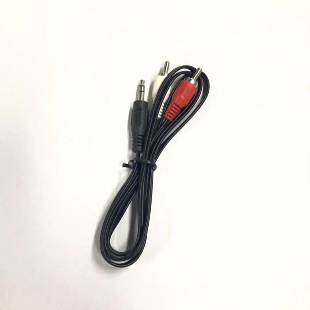 Giắc cắm 1M nam đến 2 Dây cáp âm thanh AUX Stereo
