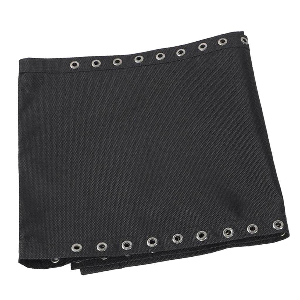 Loviver Black Tessforest Fabric Cloth Replacement for Zero Gravity Chairs Garden Patio Folding Leisure Recliners