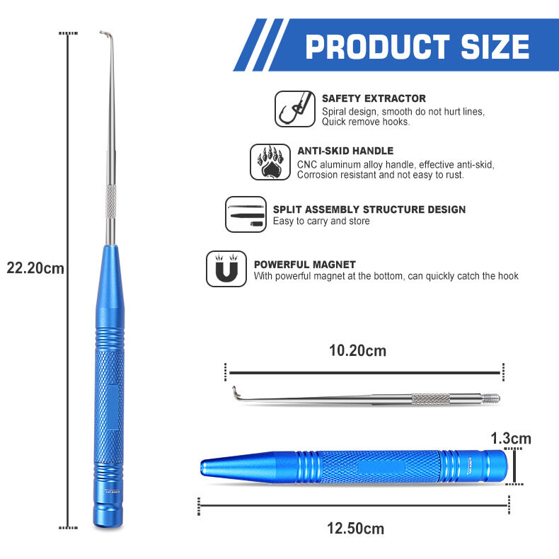 Dụng Cụ Tháo Móc Câu Cá Đơn Giản Bằng Thép Không Gỉ Dụng Cụ Tách Móc Câu Cá An Toàn Thiết Bị Tách Rời Nhanh