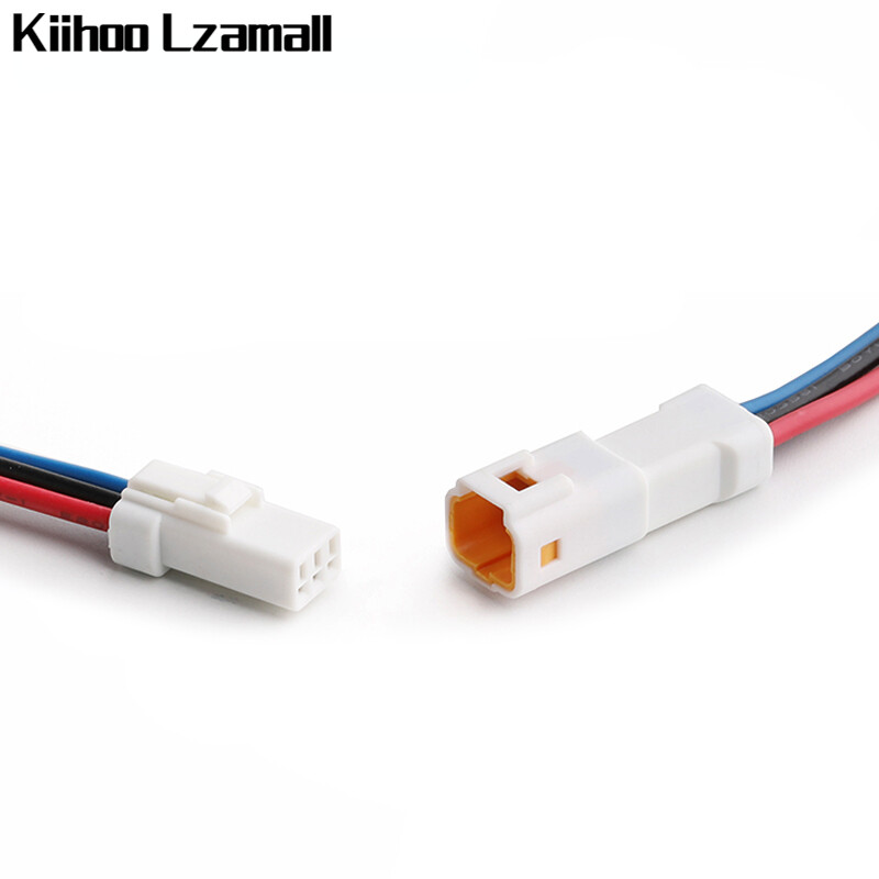 5sets 2 3 4 6 8 Pin JWPF 0.7MM Auto Waterproof Electronic Micro Connector With Cable Butt Plug Wiring Harness For Benz BMW JST-02T