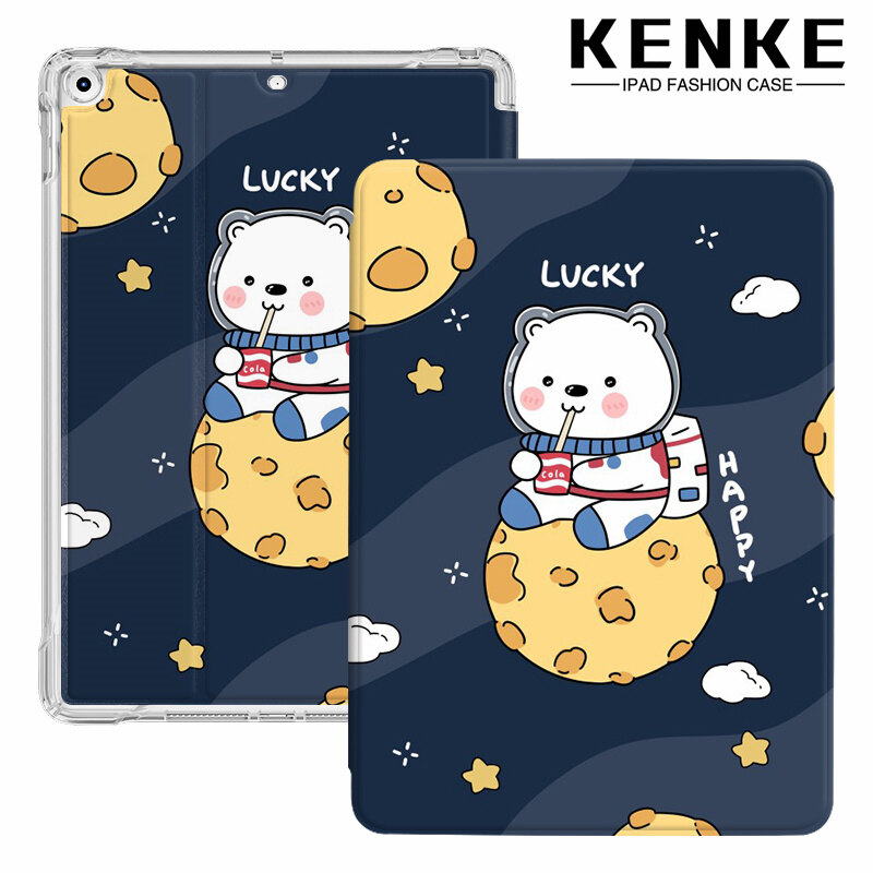 KENKE iPad Case Cartoon Cute Silicone Soft Case for iPad mini 6 iPad mini 1 2 3 mini 4 mini 5 Case Rebound Slim Smart Case with Auto Sleep/Wake Viewing/Typing Stand Mode Smart Case No pencil slot