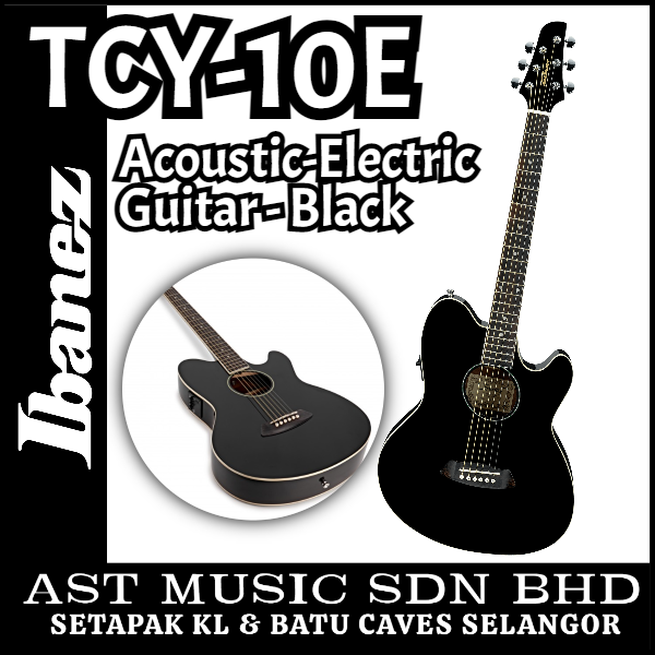 Ibanez Talman Tcy10e Acoustic Electric Guitar Black Lazada