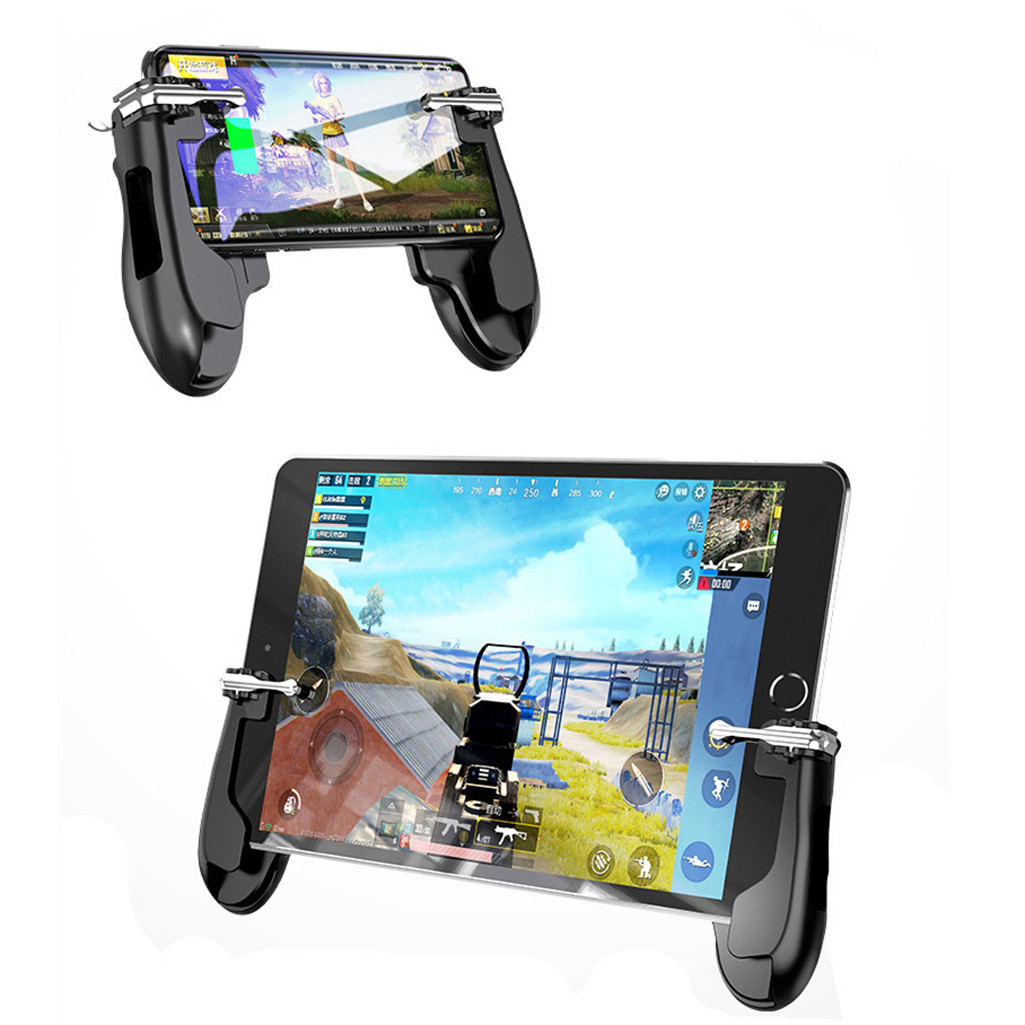 ตัวควบคุมเกมมือถือแท็บเล็ต Gamepad Sensitive shoot AIM Trigger button ...