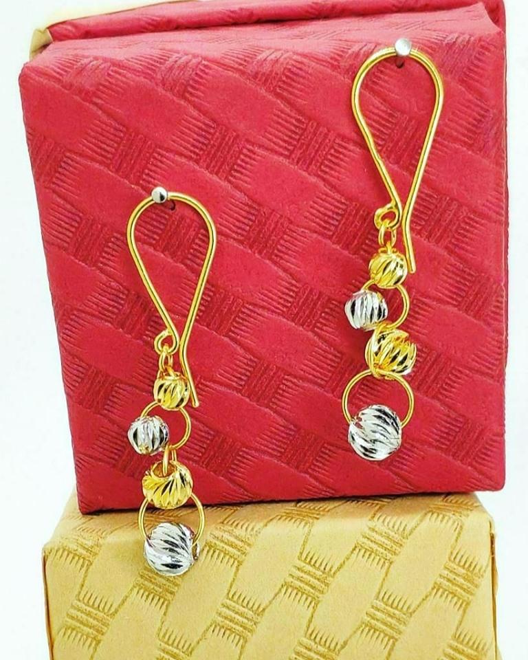 Anting Anting Emas 916 Lazada