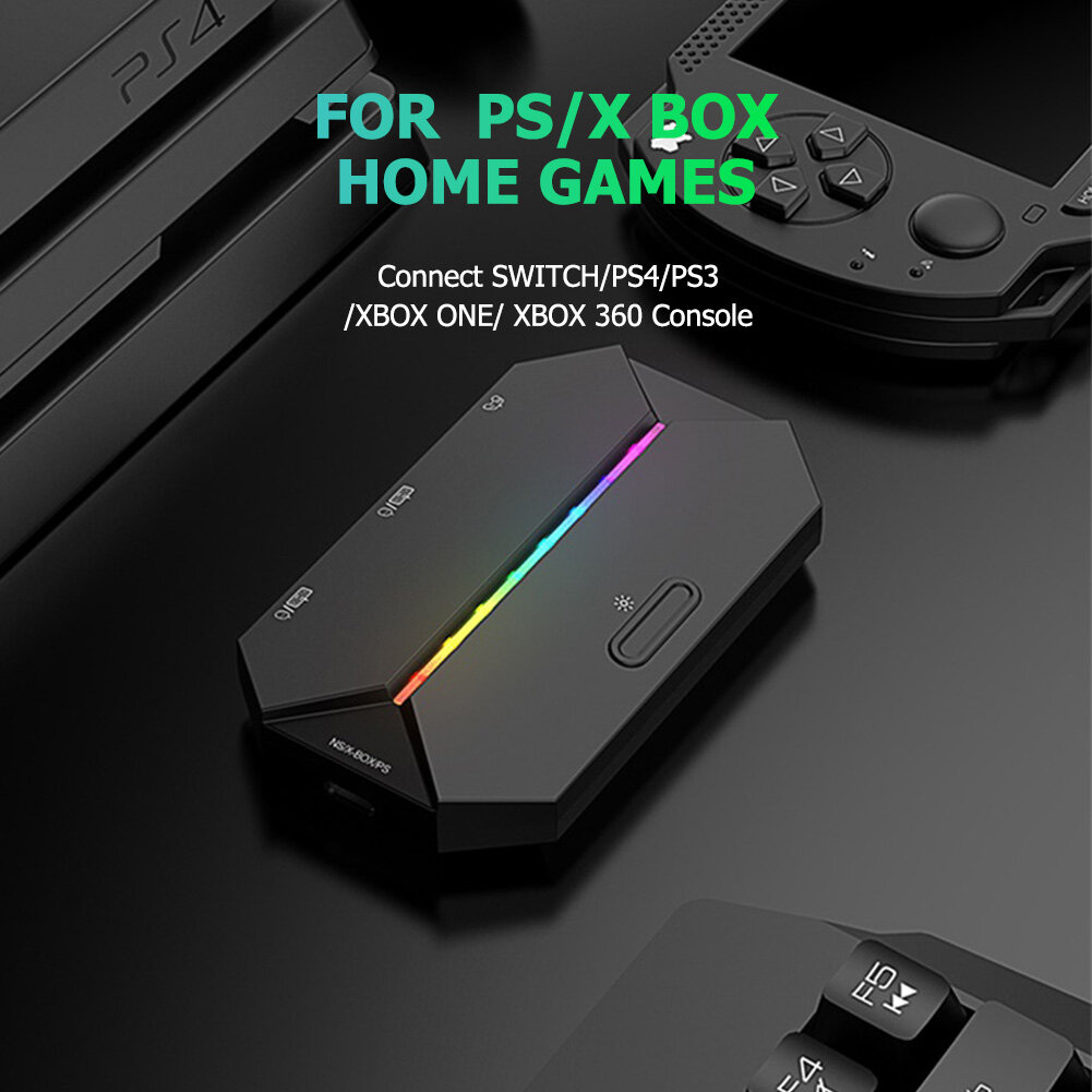 G6L Gaming Keyboard Mouse Converter Controller Adapter for Switch Xbox One PS3 Accessories