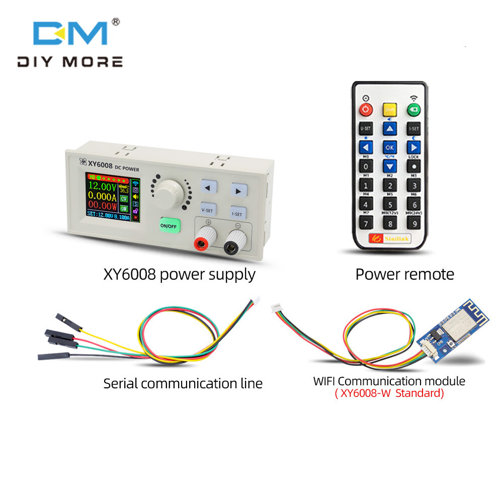[100% Chính Hãng] Diymore Bộ Nguồn Ổn Định DC Điều Chỉnh Được CNC Mô Đun Giảm Dòng Điện Không Đổi Sửa Chữa 60V 8A4 80W