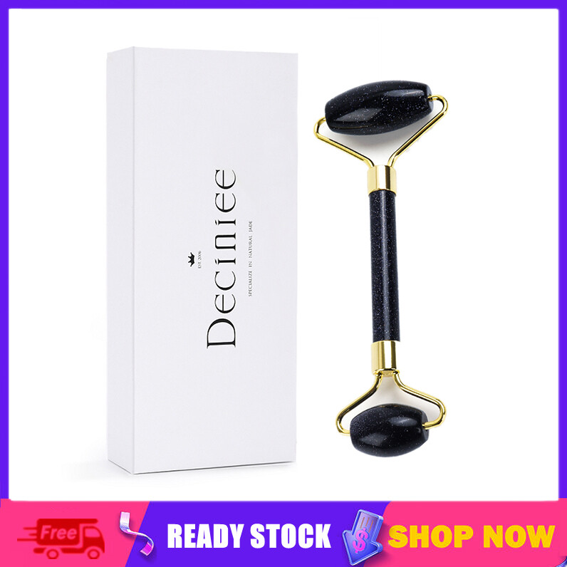 20 Types Hot Sale Rose Quartz Jade Roller Green Genuine Jade Stone Massage Natural Facial Beauty Massage Tool Jade Roller With box