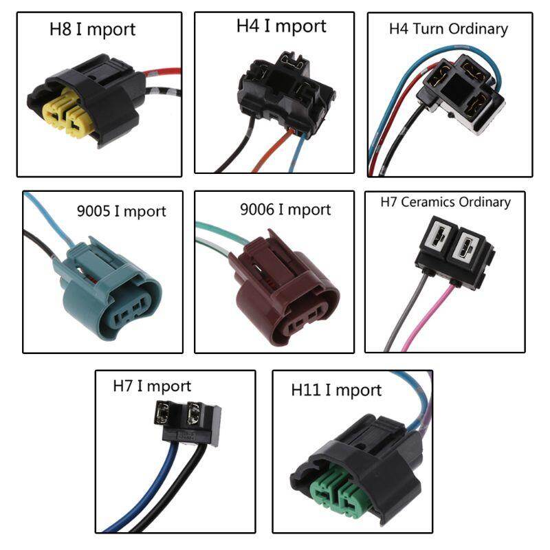 Đầu Nối Phích Cắm Bóng Đèn Halogen Xe Hơi Nhập Khẩu H11, Bộ Dây Điện