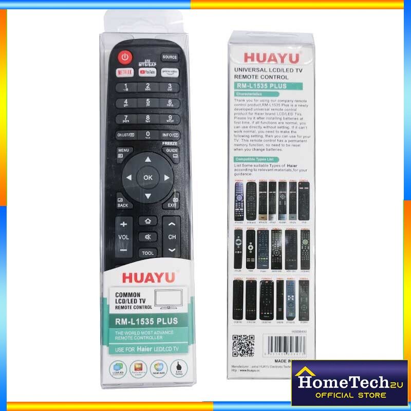 Haier TV Remote Control Replacement Compatible for HAIER LED SMART TV