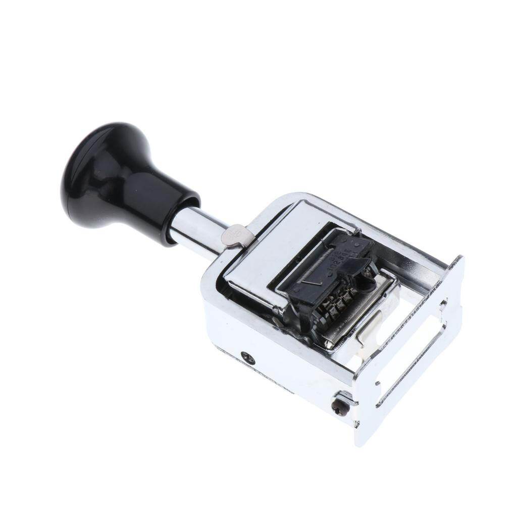 Hyccue Numbering Stamp Machine, Self-Inking (Black), 6 Digits