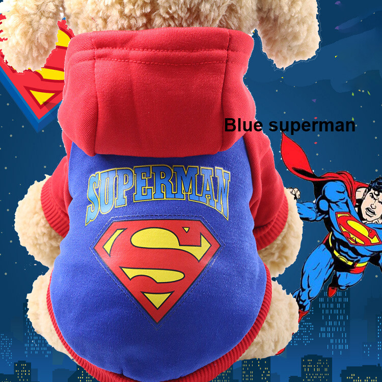 [HATELI] Pet Clothes Autumn and Winter New Dog Clothes Cat Clothes Cartoon Anime Hooded Sweater Warm Velvet Pet Clothing for Dogs Shitzu Shih Tzu