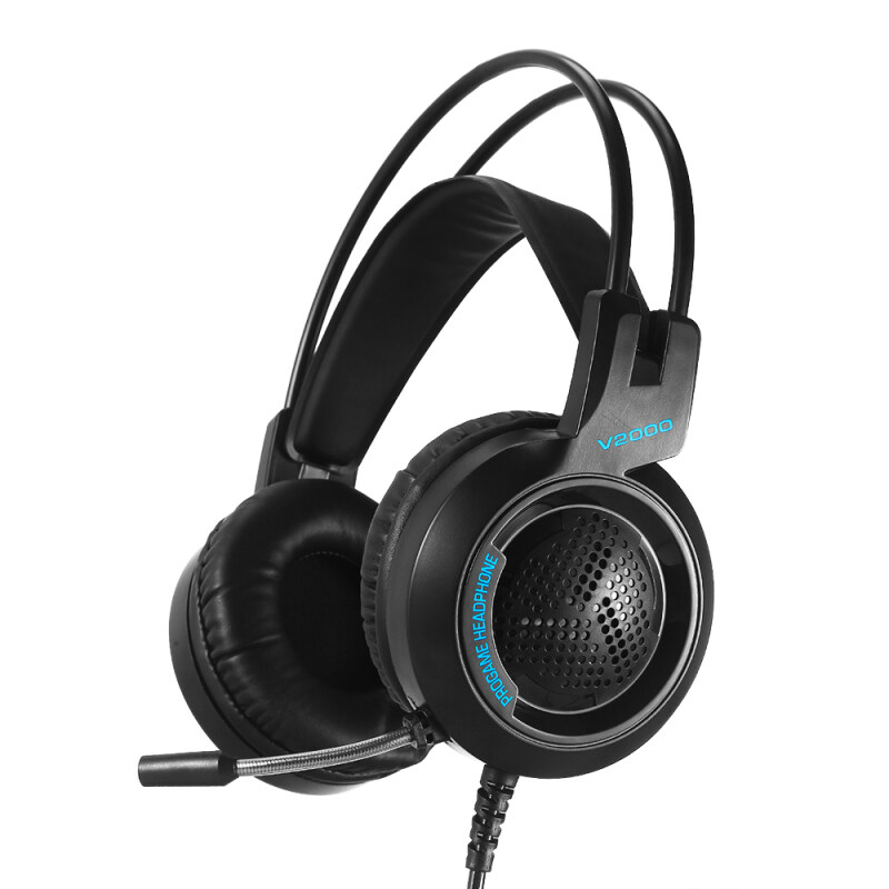 niceEshop Colorful breathing lamp USB7.1 interface gaming headset Jedi Survival dedicated gaming headset, with microphone for PC, PS4, laptop Singapore