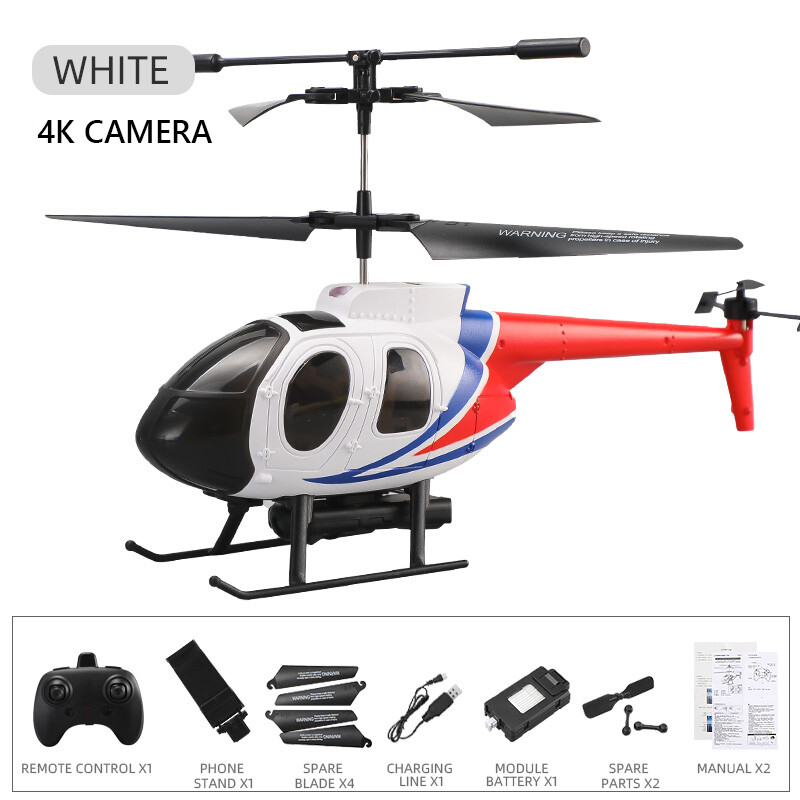 Toysmars 6CH điều khiển từ xa máy bay trực thăng với máy ảnh HD đồ chơi điều khiển từ xa cho trẻ em sạc USB Đồ chơi bay