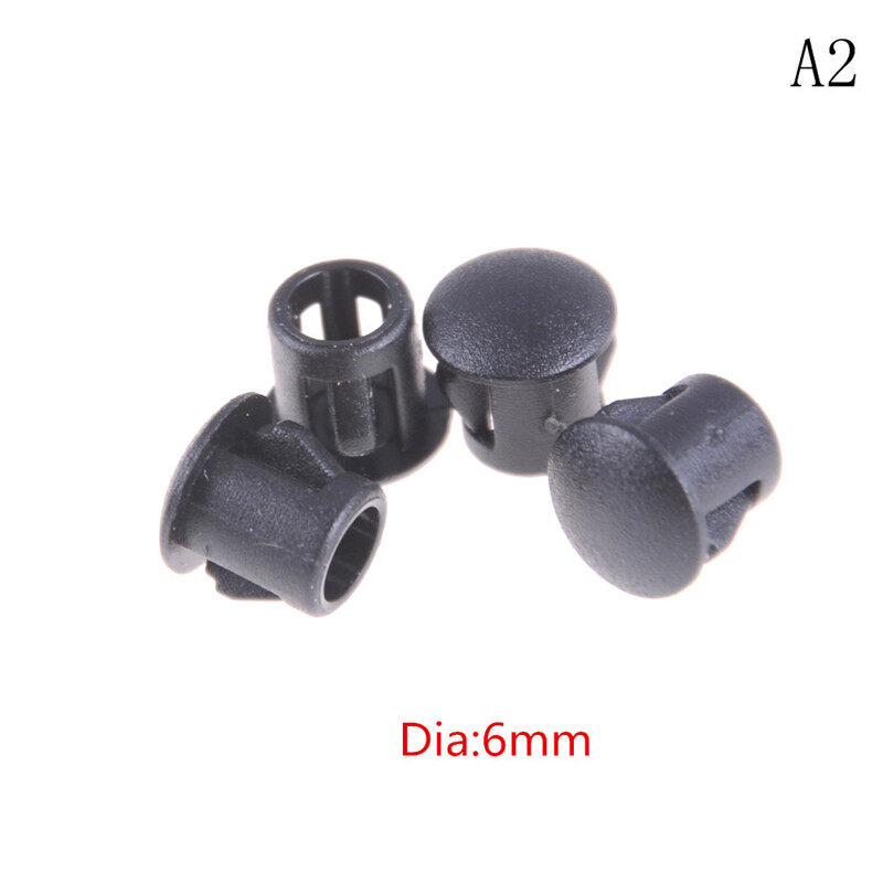 Behoo 4Pcs/lot Black Plastic Round Tube Hole Plug Pipe End Cap Cover