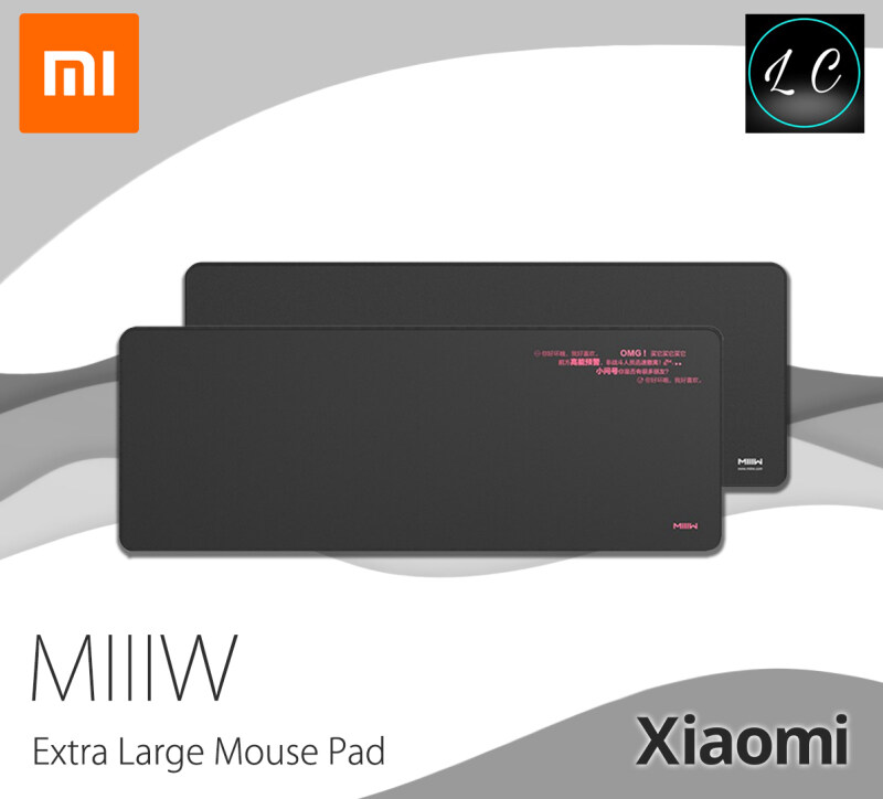 Xiaomi Youpin Original MIIIW Extra large Gaming Mouse Pad Rubber Keyboard Anti-skid Soft Mausepad For Laptop PC Malaysia