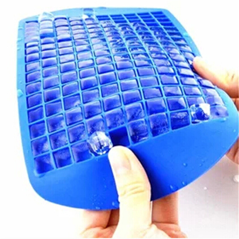 Summer 160 Grid Small Square Silicone Ice Grid Crushed Ice Ice Grid Ice Maker Ice Mold Ice Cube Mold