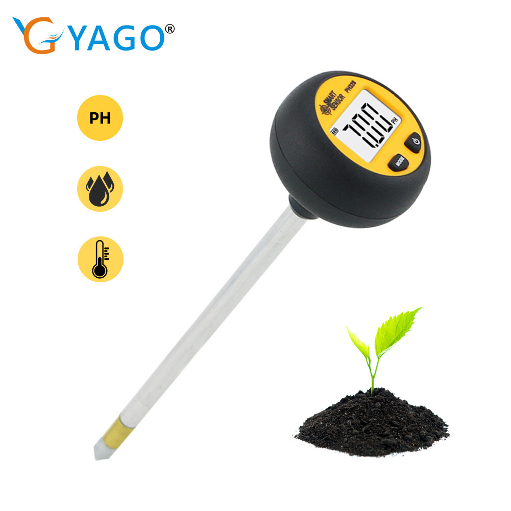 RCYAGO 3 In 1 Digital Soil Meter Soil PH Meter Moisture Meter In Soil ...