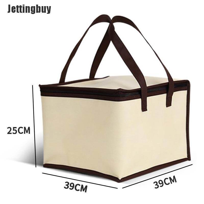 [Jettingbuy] 6/8/10/12 Inch Pizza Food Delivery Bag Insulated Thermal Storage Holder Picnic