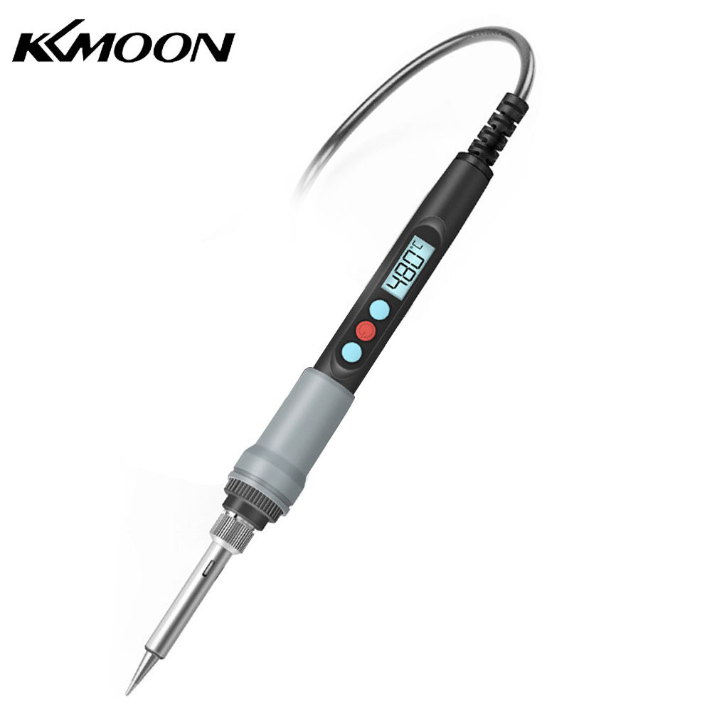KKmoon HANDSKIT 90W Constant Temperature Electric Soldering Iron 180~480°C Temperature Adjustable Electric Iron LCD Digital Display °C/°F Conversion Electric Iron