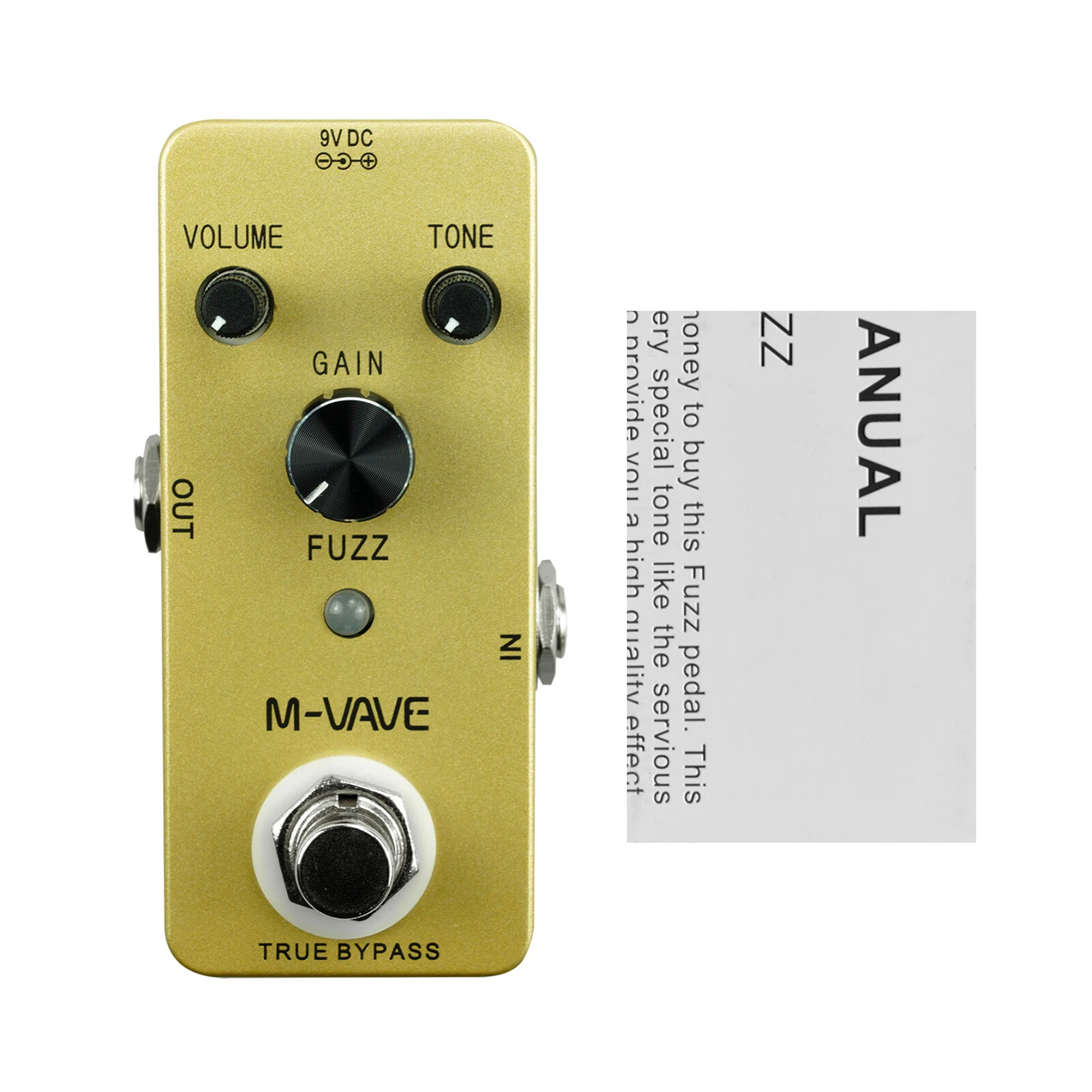 M-VAVE Guitar Effect Pedal DIG DELAY Digital Delay with 9 Delay Effects True Bypass Full Metal Shell Pedal Guitar Accessories
