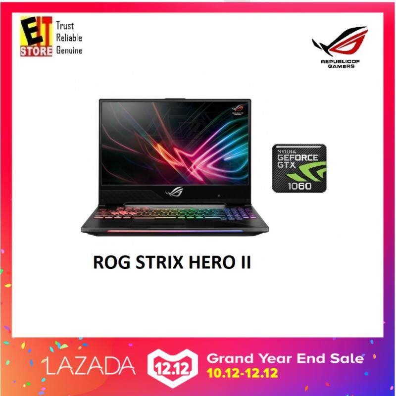 Asus ROG Strix GL504G-MES238T Hero II Edition i7-8750H 8GB 1TB+256GB 15.6 NVD GTX1060 W10 +BAGPACK Malaysia