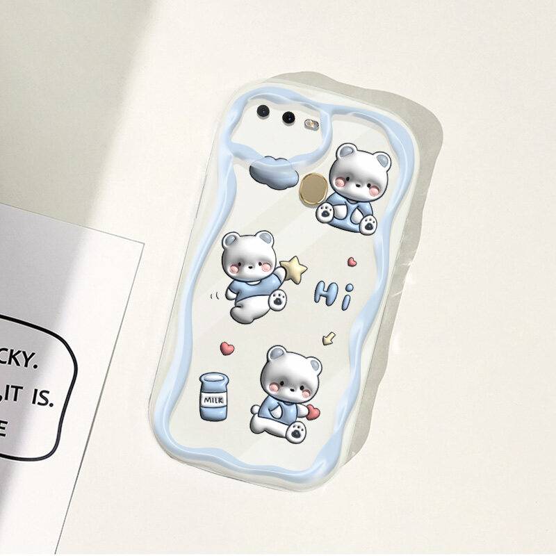 Callfire 2023 mới dễ thương Ốp điện thoại cho OPPO A7 A5S A12 a11k F9 F9 Pro Vỏ với bảo vệ máy ảnh thiết kế mới trường hợp trong suốt