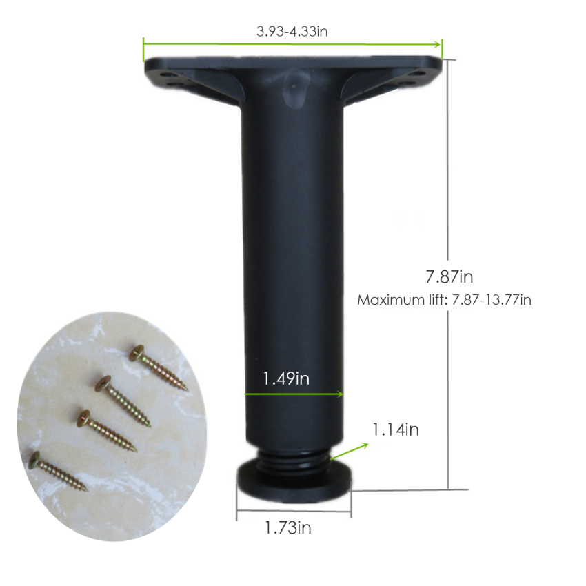 Beam Support Foot Non Solid Wood Bed Board Frame Shelf Rod Bottom Load Bearing Bracket Skeleton Reinforcement Column Plastic