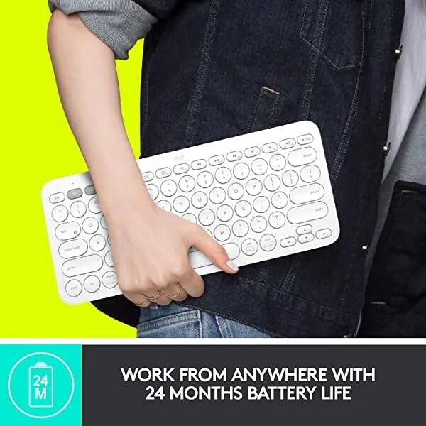 Logitech K380 Multi-Device Bluetooth Keyboard For PC, Notebooks, Phones & Tablets