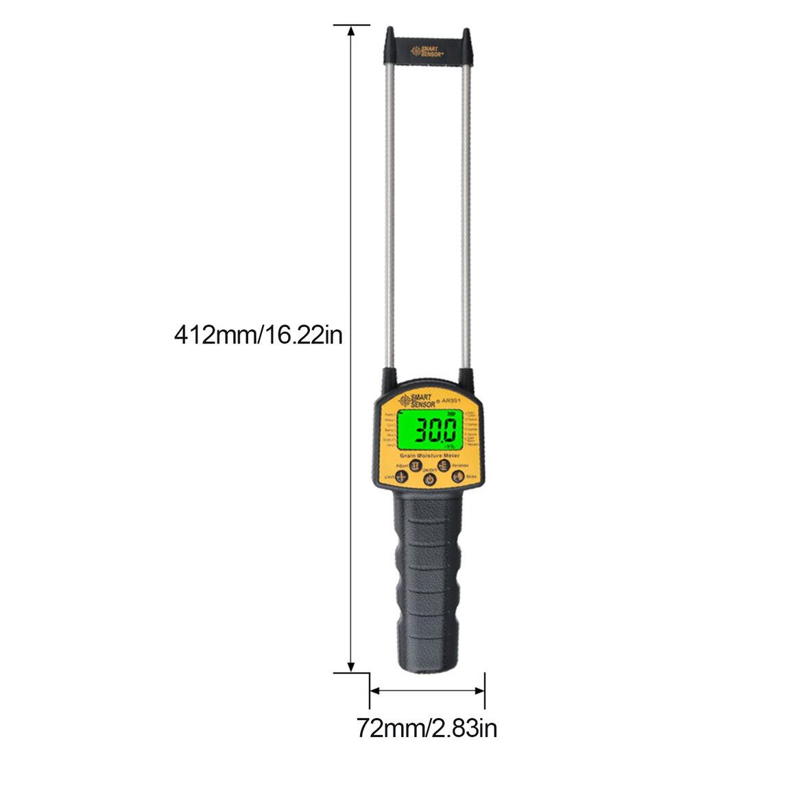 OH Digital Moisture Meter Cereal Moisture Meter AR991 Smart Sensor For Use In Corn Wheat Rice Grains Wheat Flour Monkfish Seed