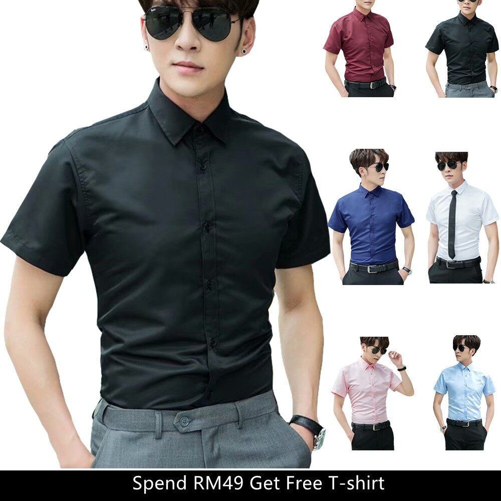Ready Stock Men's Shirt Casula Short 