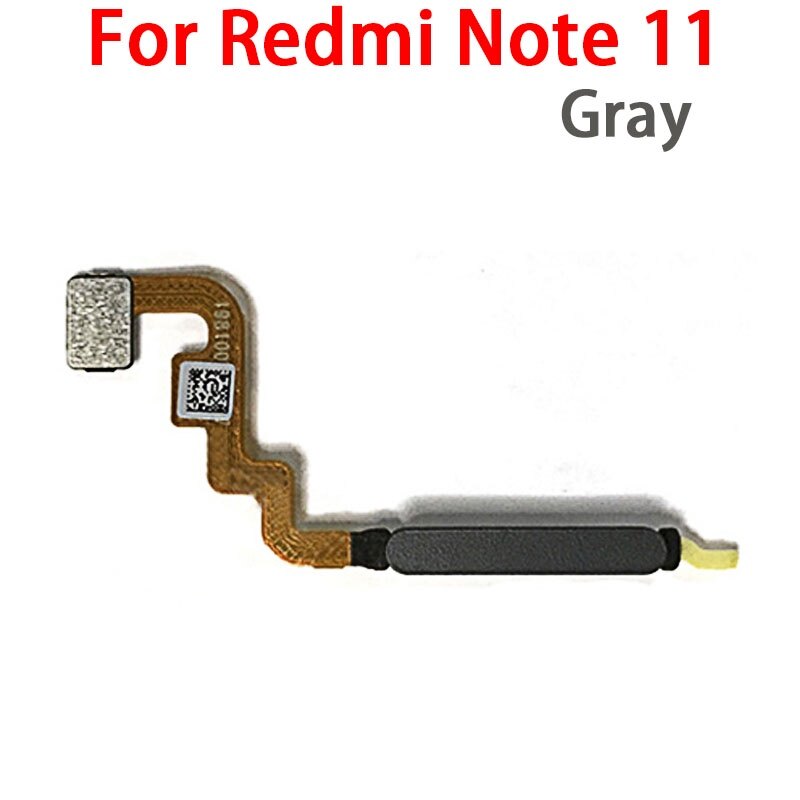 Fingerprint Sensor Flex Cable For Xiaomi Redmi Note 11 11 Pro 11Pro Plus 4G 5G Fingerprint Sensor Power Button Flex Ribbon Parts