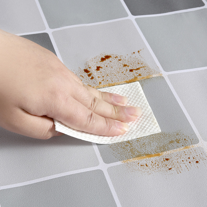 Giấy dán tường phòng tắm chống ẩm và chống thấm nước nhãn dán tường nhà bếp dày