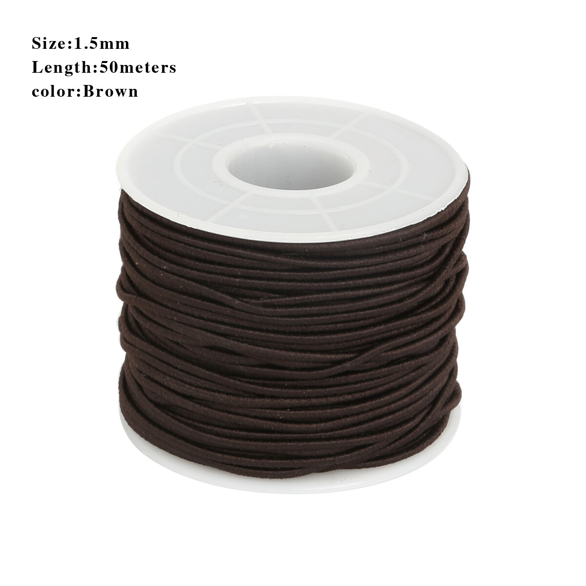 40-100M/Roll 0.8/1.2/1.5mm Nylon Elastic Cord Thread String Rope Beading Wire For Jewelry Making DIY Bracelet Necklace Home Garment Accessory Handmade