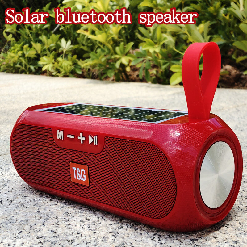 Banchugw 2023 Hộp Nhạc Stereo Không Dây, Sạc Tự Động Năng Lượng Mặt Trời, Loa Bluetooth Ngoài Trời Chống Nước Và Chống Ẩm Dành Cho Trung Tâm Âm Nhạc